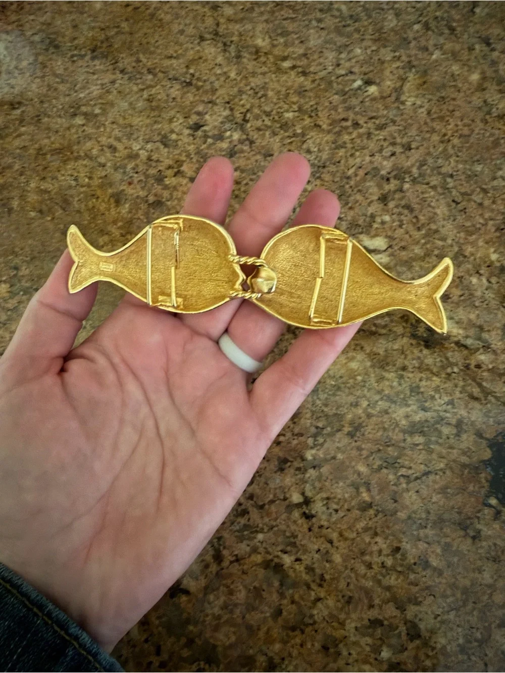 Dotty Smith Whale belt buckle